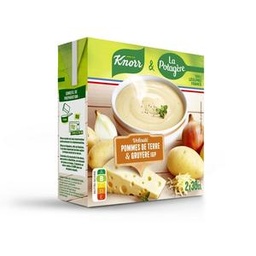 [207621] 2X30CL POTATO AND GRUYERE VELVET SOUP KNORR