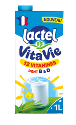 [161984] 1L 1/2 skimmed MILK VITAVIE LA