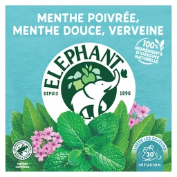 [097881] ELEPHANT mint verbena infusion x20