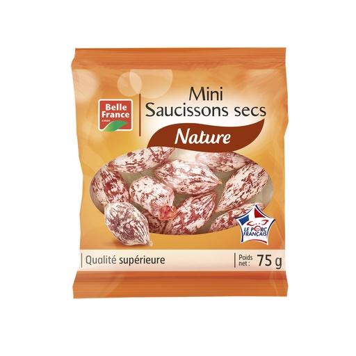 [666842] SAUCISSON SEC MINI VPF BF SACHET 75 G