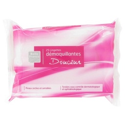 [593749P] MAKE UP REMOVER WIPES SENS SKIN X25 BF
