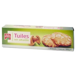 [026666P] TUILE AUX AMANDES X 20 BF ETUI 100 G