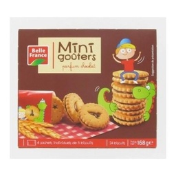 [027607P] MINI GOUTER ROND PARFUM CHOCOLAT X 24 BF ETUI 168G