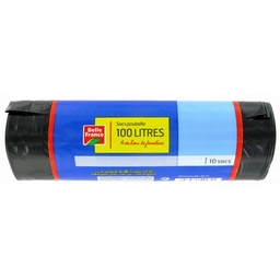 [748640P] BAG OF 10 DUSTBIN BAGS 100L BF