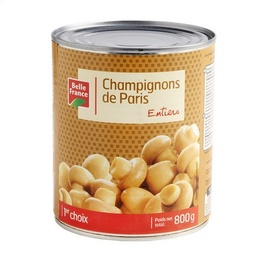 [464503P] CHAMPIGNON DE PARIS ENTIER BF BOITE 4/4 780 G