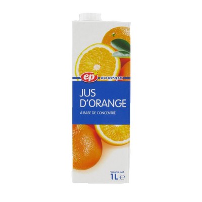 [603068P] BOX OF ORANGE JUICE 1L *