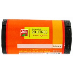 [748582P] BAG OF 20 DUSTBIN BAGS 20L BF