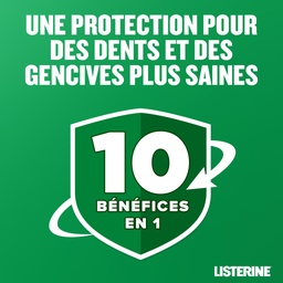 [819425] Bain de Bouche Listerine Dents et Gencives 10 en 1 Menthe Fraiche 500ml