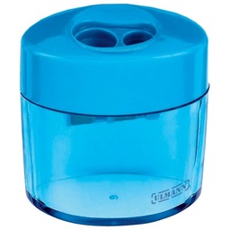 [801043] 1 TAILLE-CRAYON RÉSERVOIR 2 USAGES PLASTIQUE POCHETTE AVEC HEADER